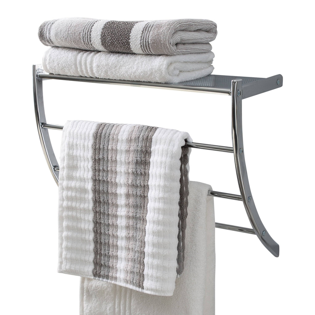 Curved Towel with Shelf I71407
