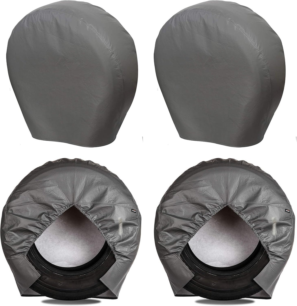 Heavy Duty Thicken Tire Covers for RV Wheel, 4 Pack, for Diameter 27"-29", Charcoal Z770