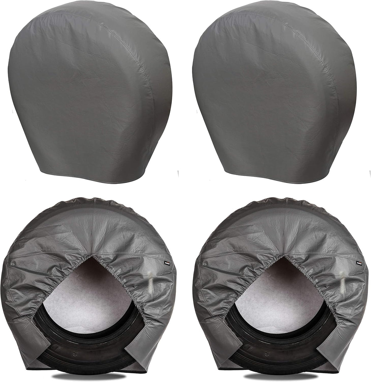 Heavy Duty Thicken Tire Covers for RV Wheel, 4 Pack, for Diameter 27"-29", Charcoal Z770