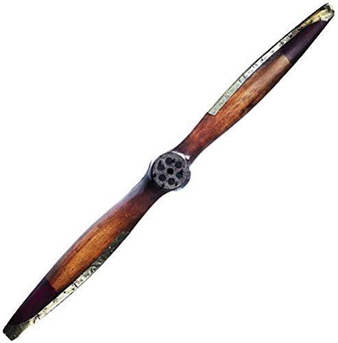 Vintage Wooden PROPELLER Replica with Metal-Clad Edges Q139