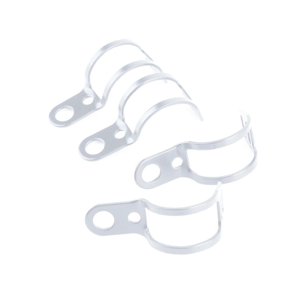 Chrome Motorcycle Headlight Mount Bracket Adapter H70336