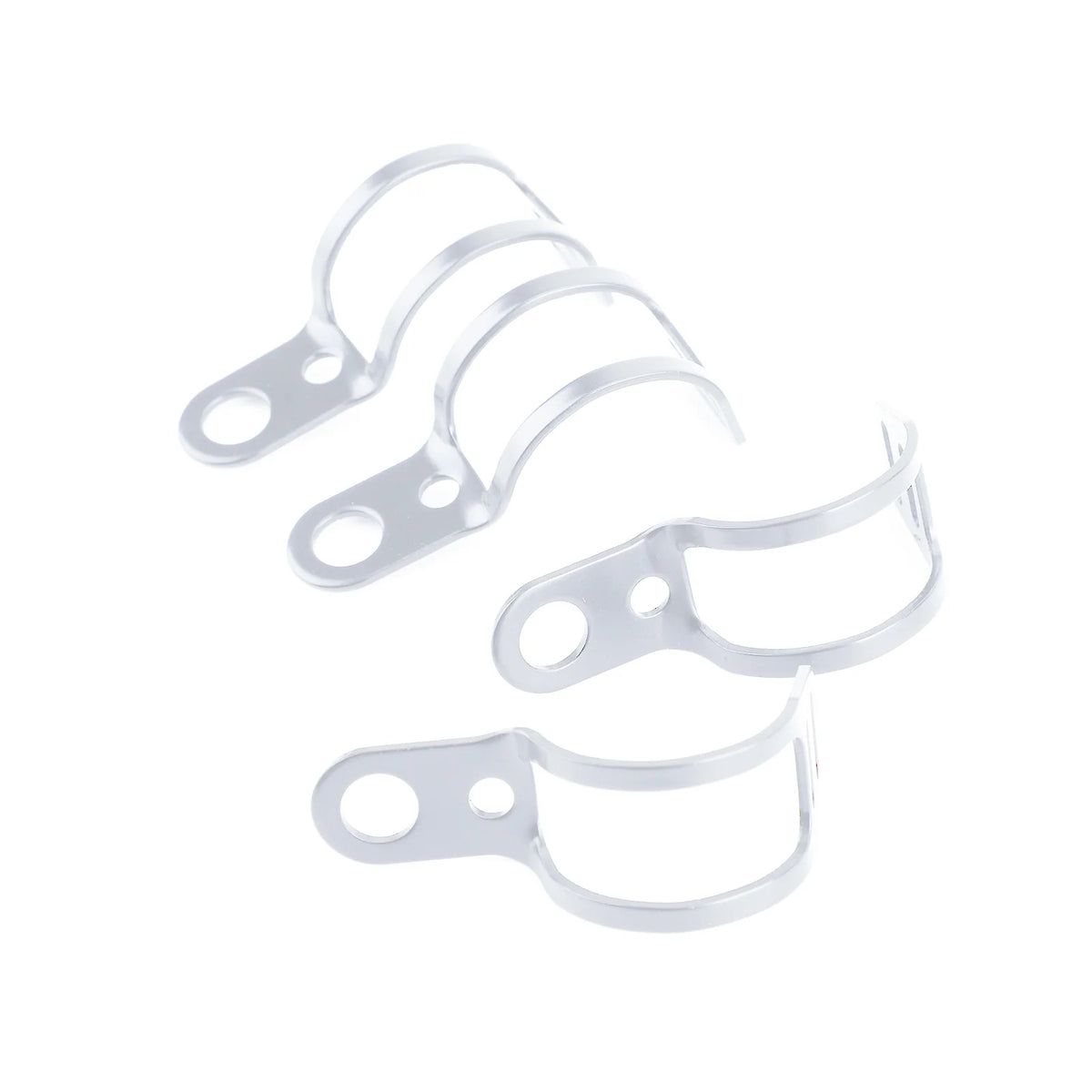 Chrome Motorcycle Headlight Mount Bracket Adapter H70336