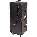 Black Upright Accessory Case with Wheels Q9870