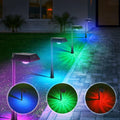 8 Pack 200 Lumen Solar Pathway LED Lights, Warm White, IP65 Waterproof Adjustable Stake Lights T9389