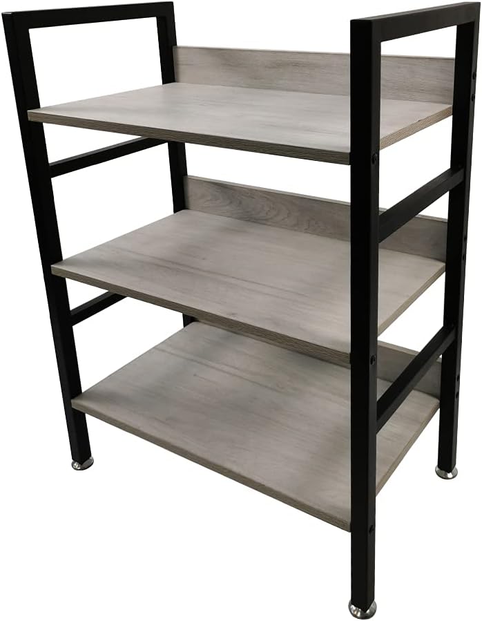 Rustic Brown 3 Tier Bookshelf O968