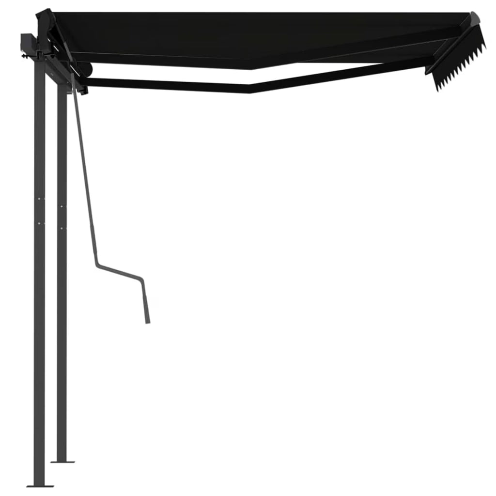 Manual Shelter Sun Shade Patio Canopy 118.1 X 98.4 Inches H145