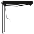 Manual Shelter Sun Shade Patio Canopy 118.1 X 98.4 Inches H145
