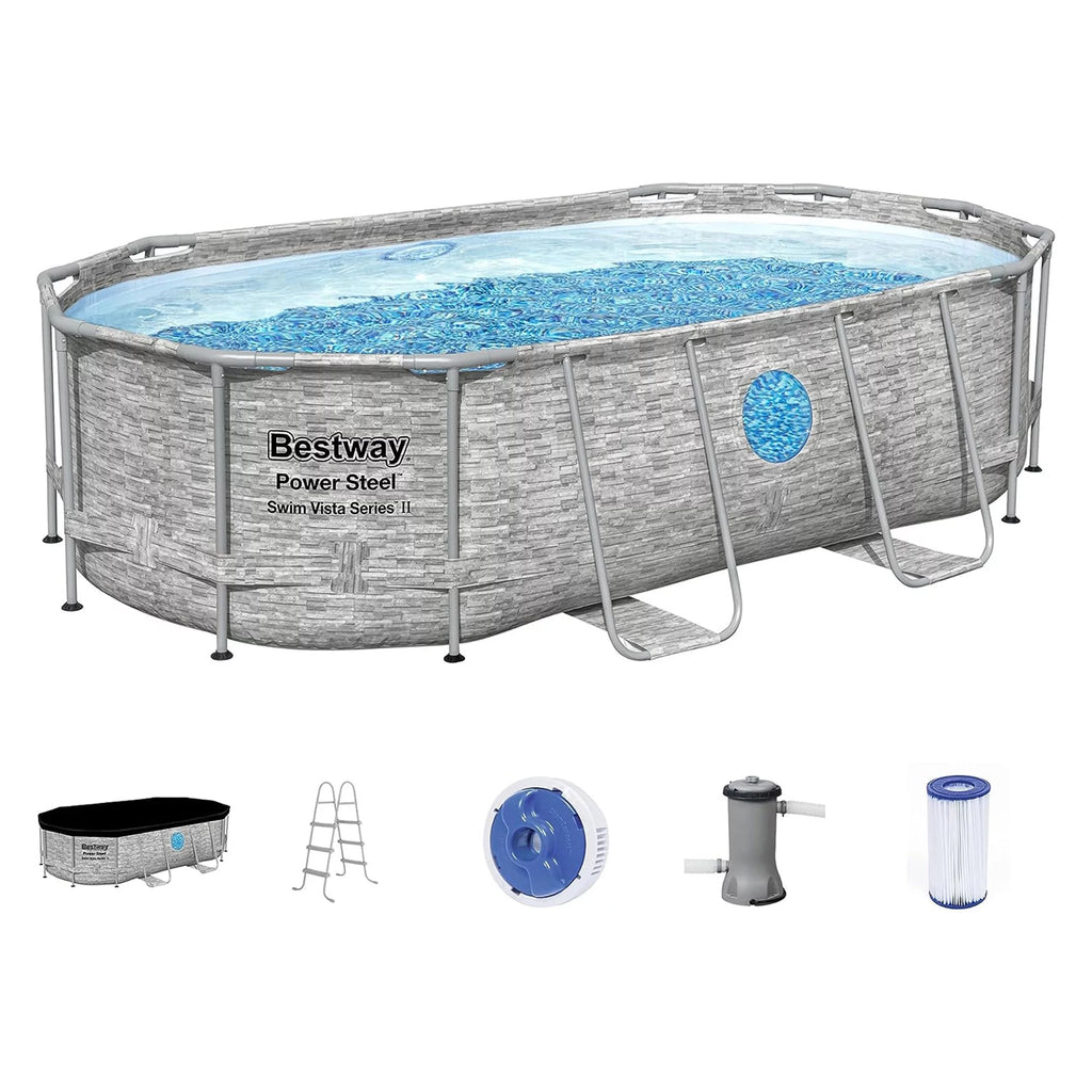 14' x 8'2 Above Ground Pool Set C994