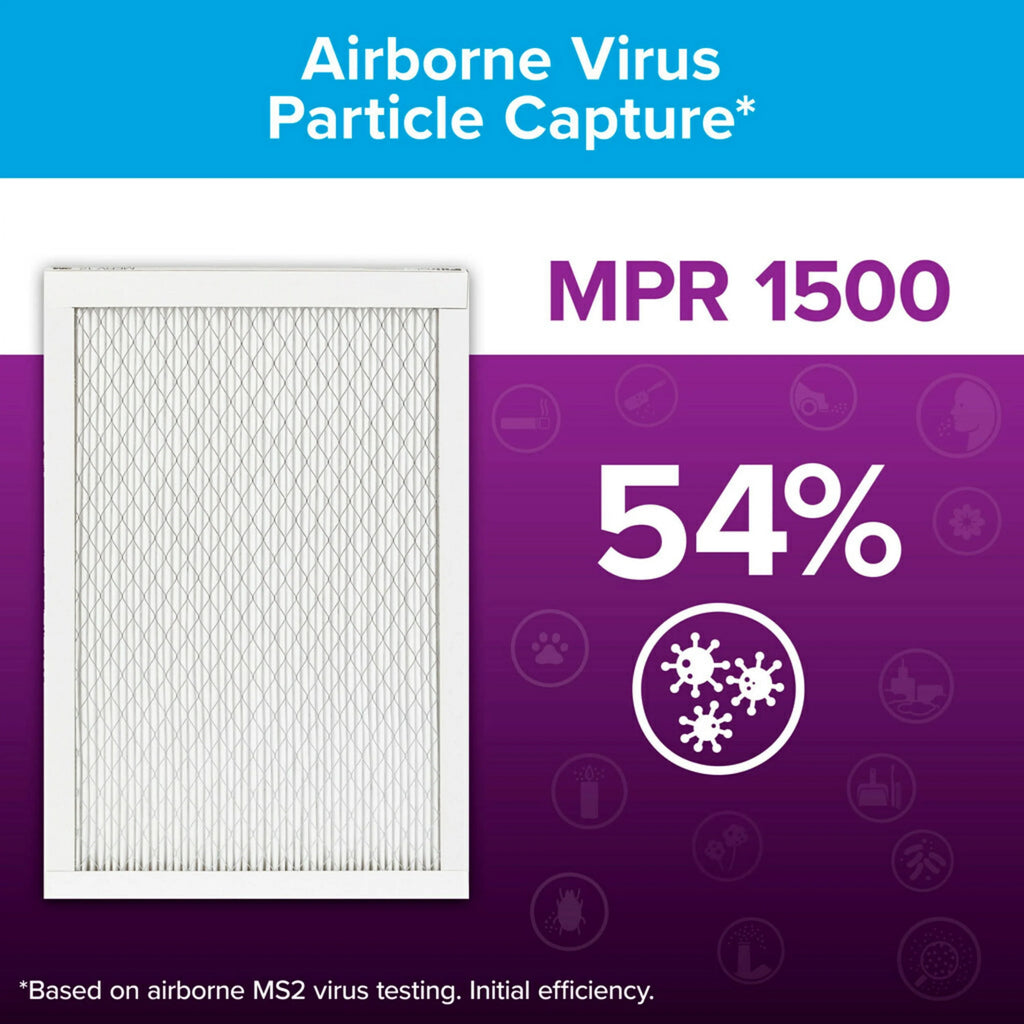 14x20x1 MERV 12 Air Filter, 2 Filters P458