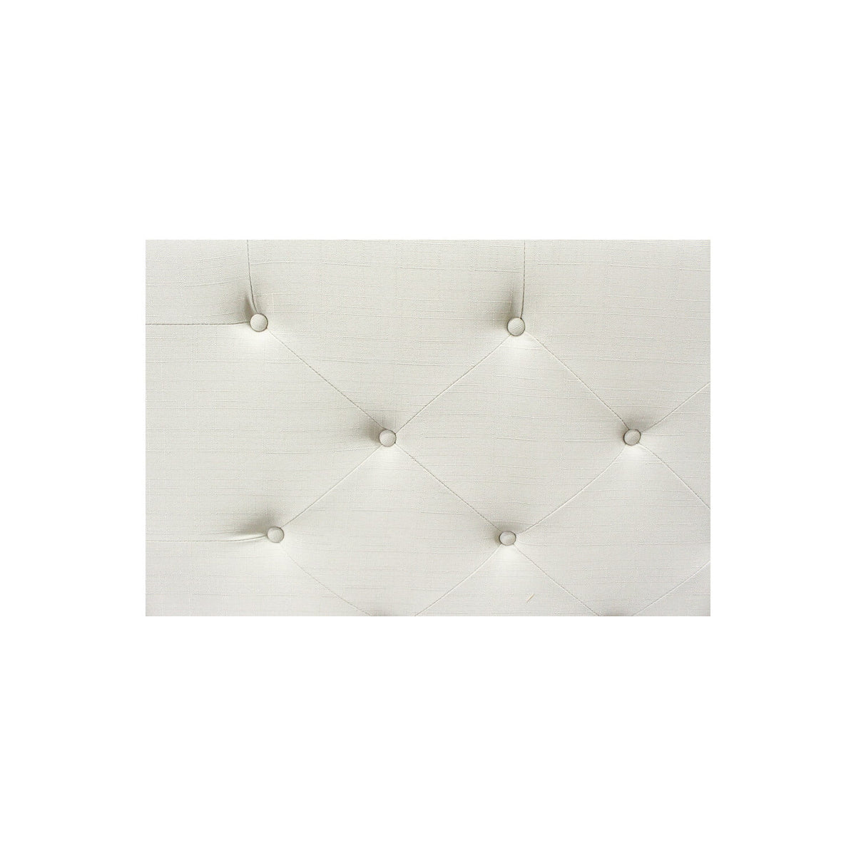 Beige Fabric Upholstered Wingback Platform Bed G698