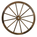 32x22 Wooden Wagon Wheel Rustic 2pk W8452