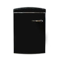 3.2 cu. ft. Retro Convertible Freezer-Refrigerator in Black I959