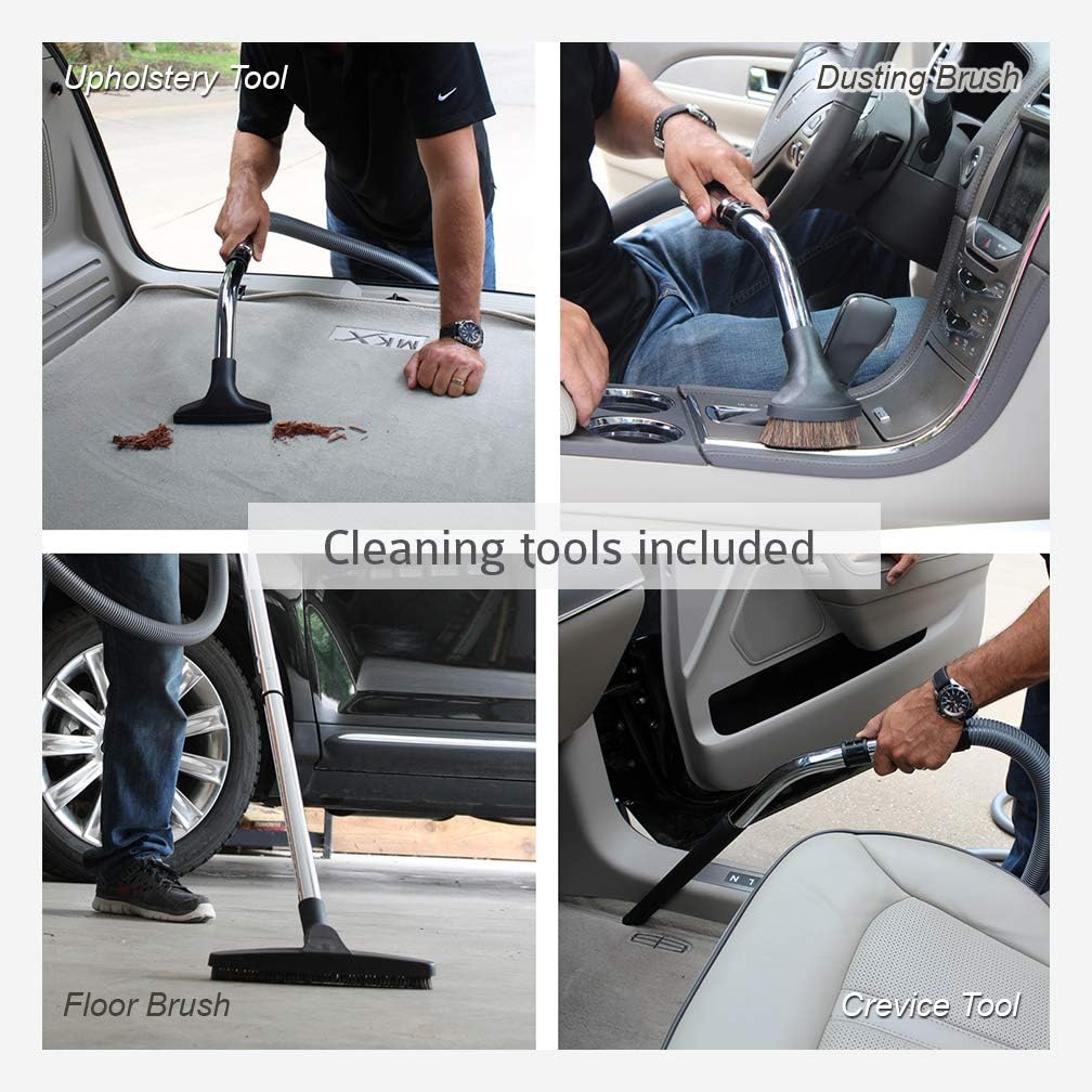 Wall Mounted Garage and Car Vacuum with 50 ft. Hose and Tools T84192