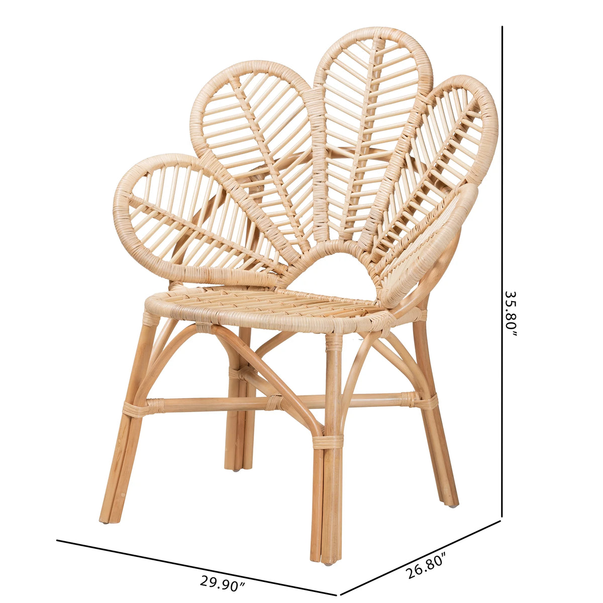 Natural Brown Rattan Chair F991