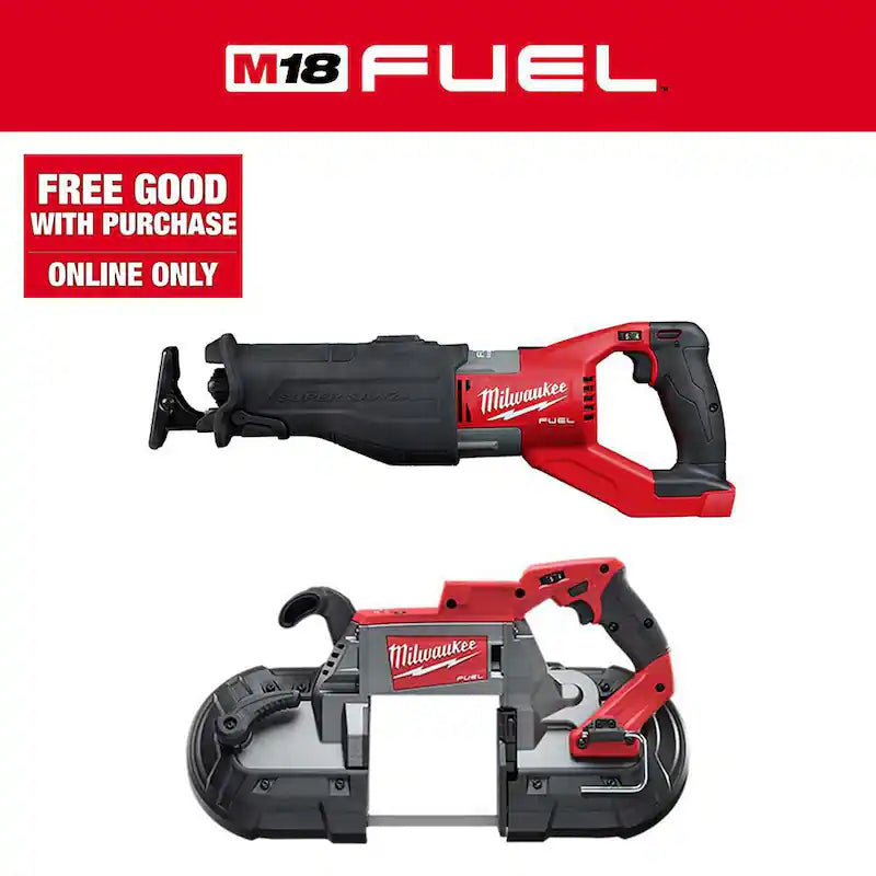18V Lithium-Ion Brushless Cordless Reciprocating Saw & Bandsaw Z83423