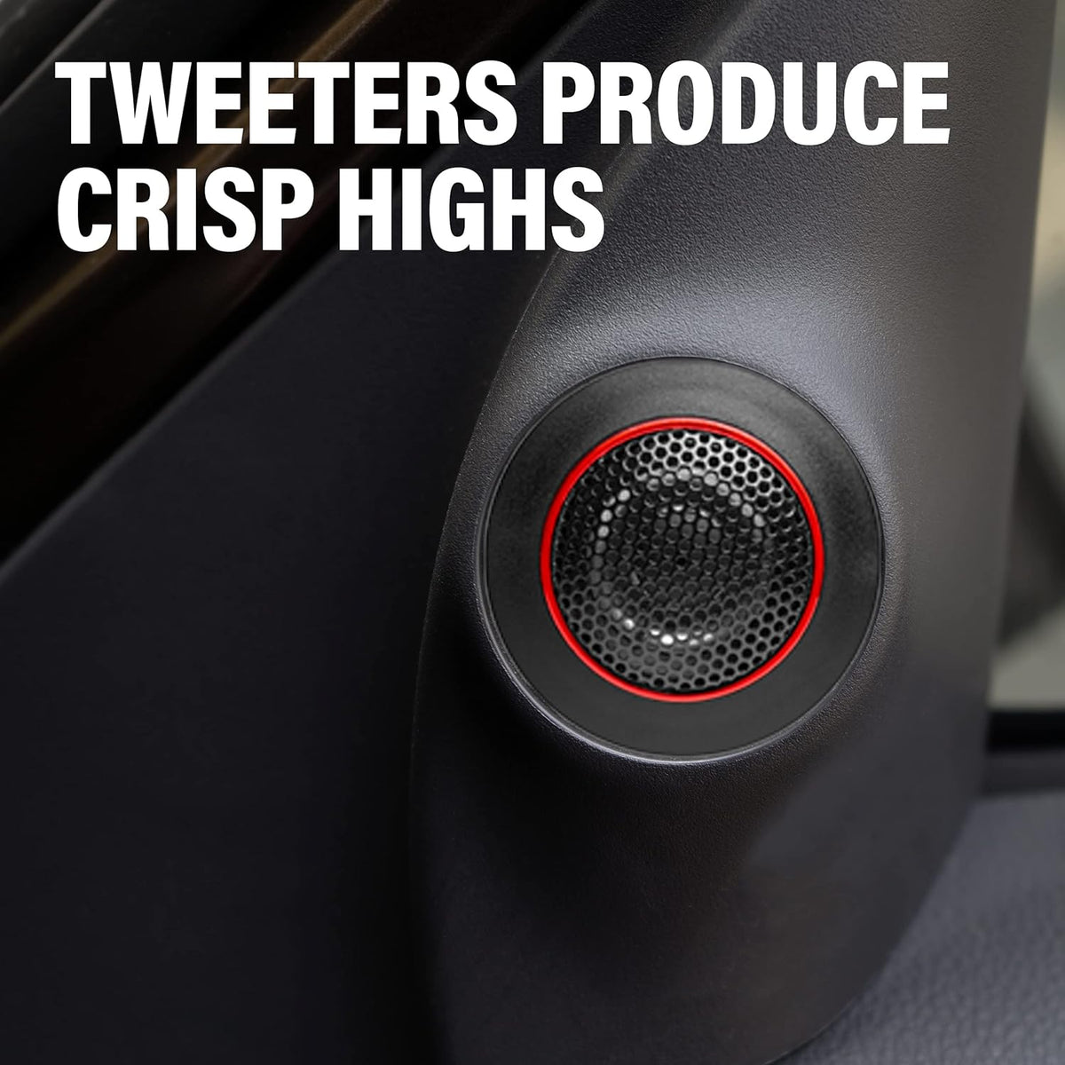 6.5 Inch 2 Way Component Car Speakers, 350 Watts Per Pair M247444