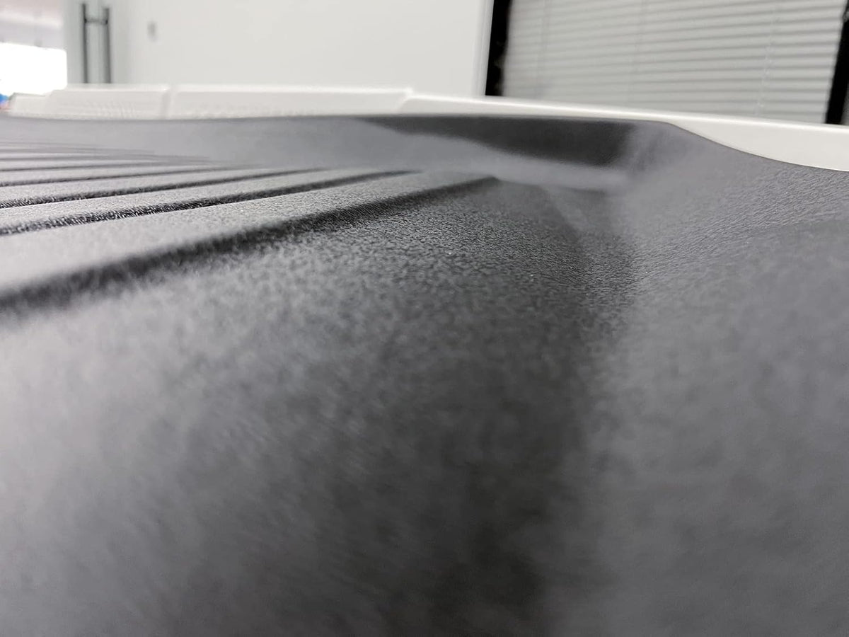 Black All Weather Waterproof TPV Rear Trunk Cargo Mat, Pack of 2 D546914