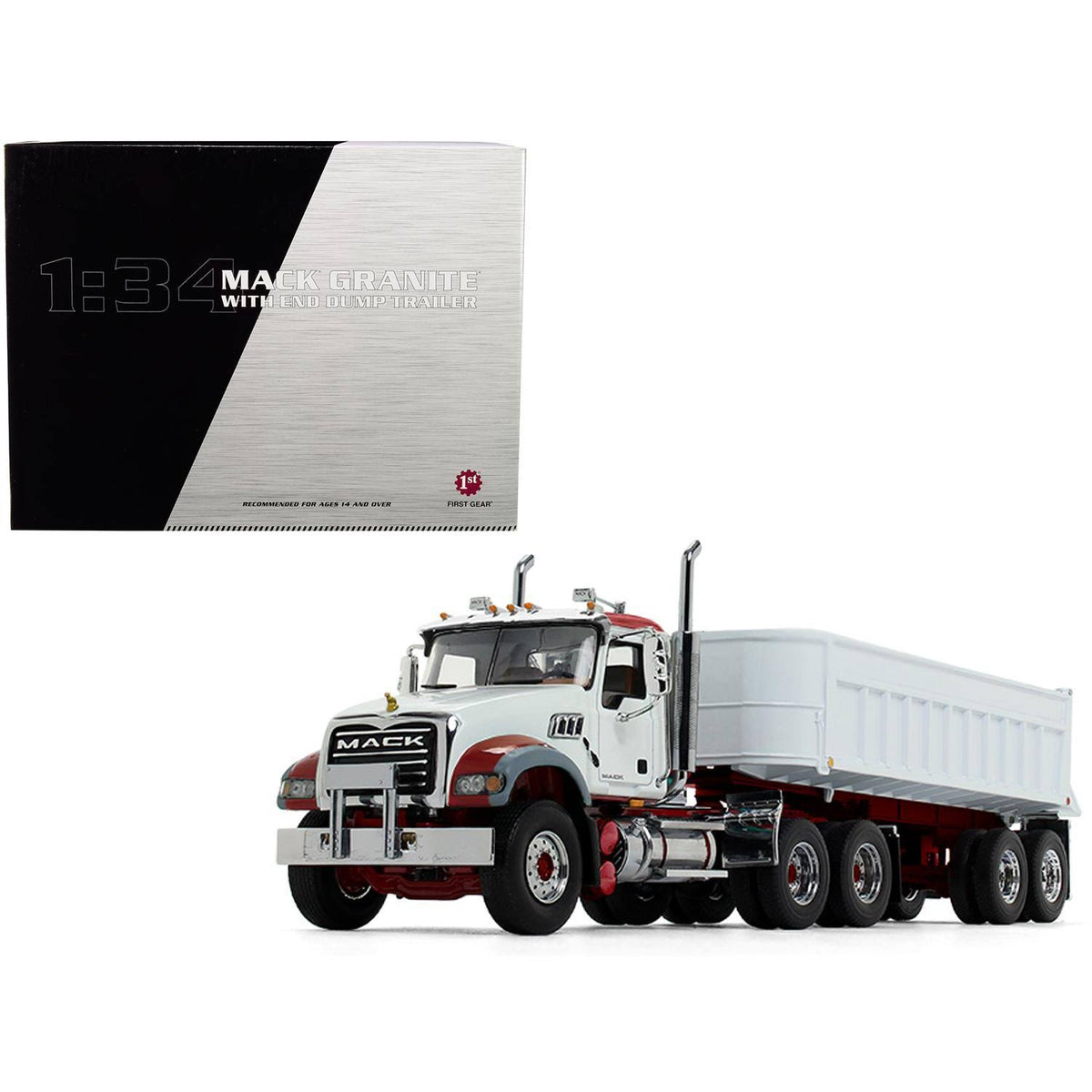 White 1/34 Diecast Model Y36457