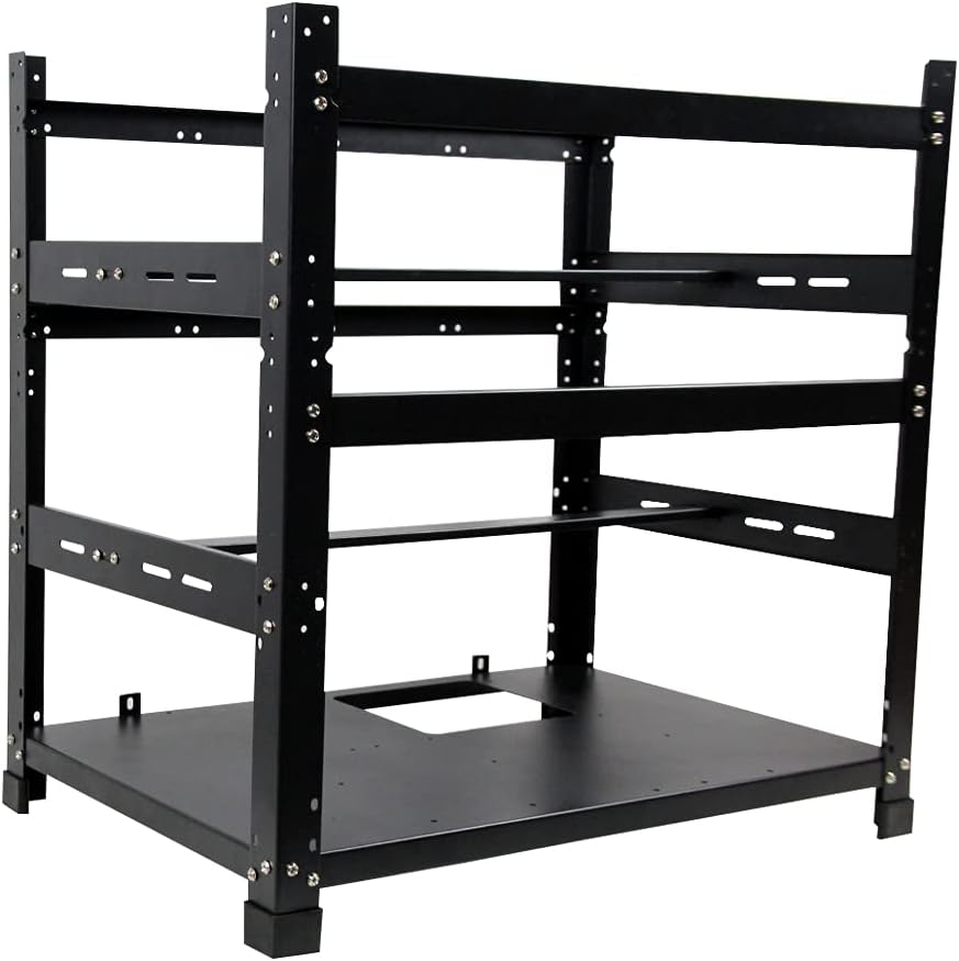 3 Layers Open Mining Frame for 12 GPU Server Rack Y402455