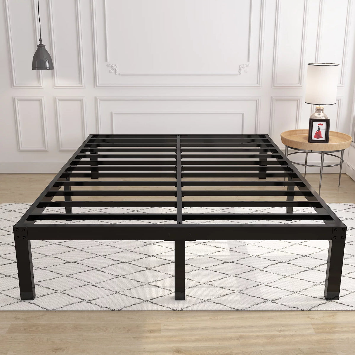 Queen Heavy Duty Metal Platform Bed Frame P1791