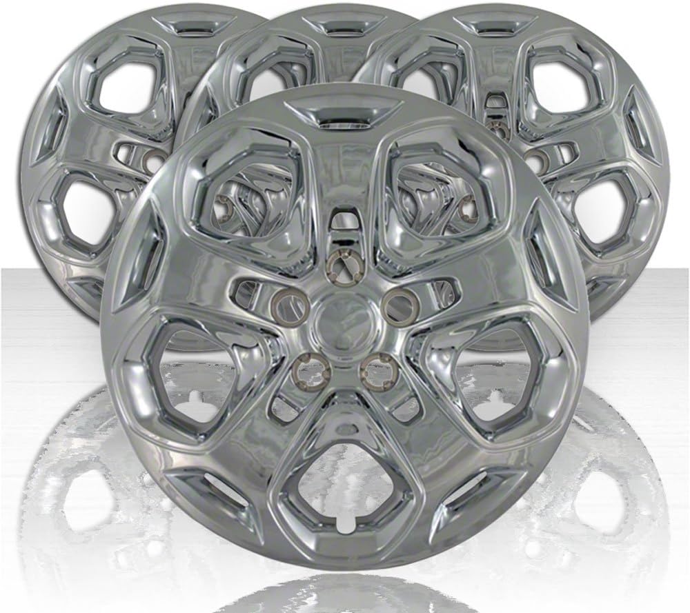 Set of Four 17 Chrome Hubcap Wheel Covers W6317