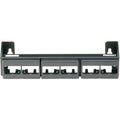 Black 12 Ports Patch Panel O73965