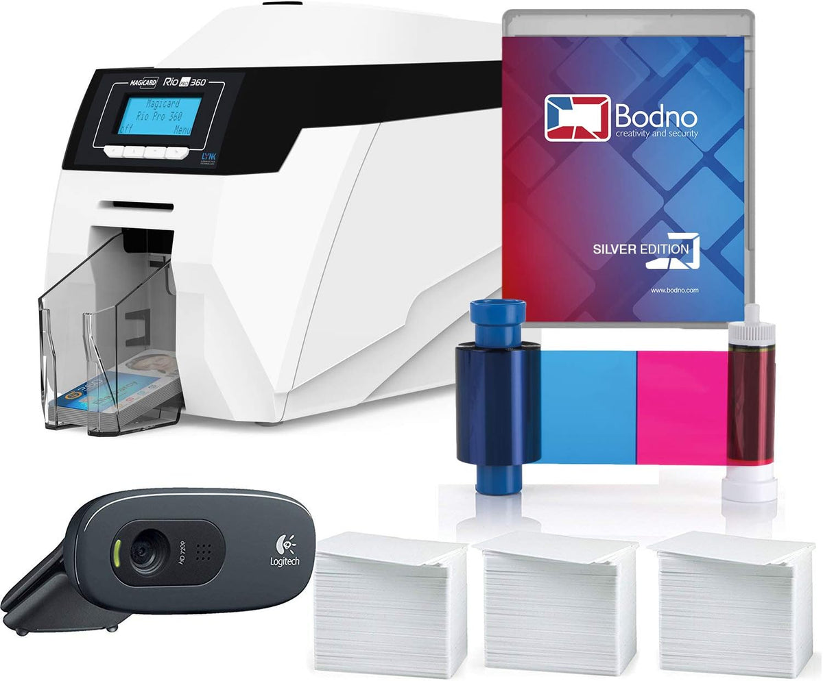 Dual Sided ID Card Printer with ID Software U261