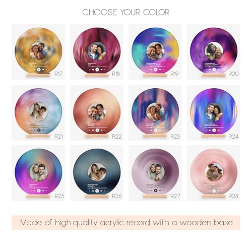 Decorative Vinyl Record with Custom Photo D537317