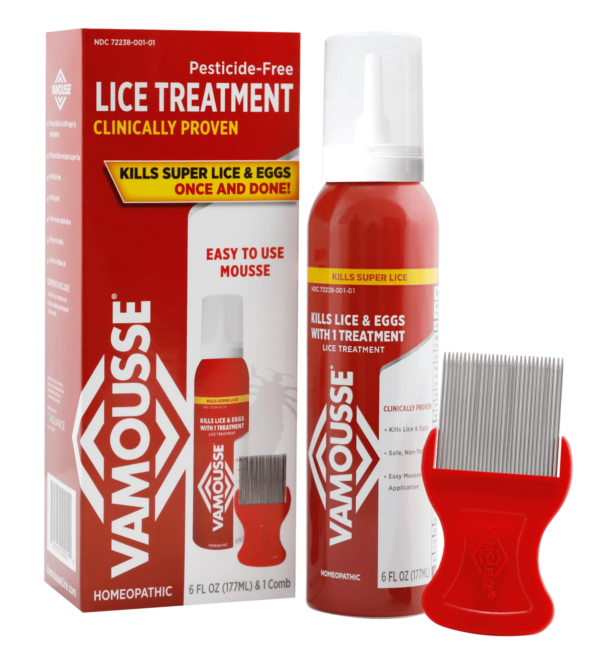 Lice Treatment Mousse 6 oz G5586