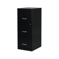 3 Drawer Vertical File Cabinet, Black, Letter O900972