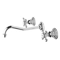 Biscuit Wall Mount Lavatory Faucet S4120