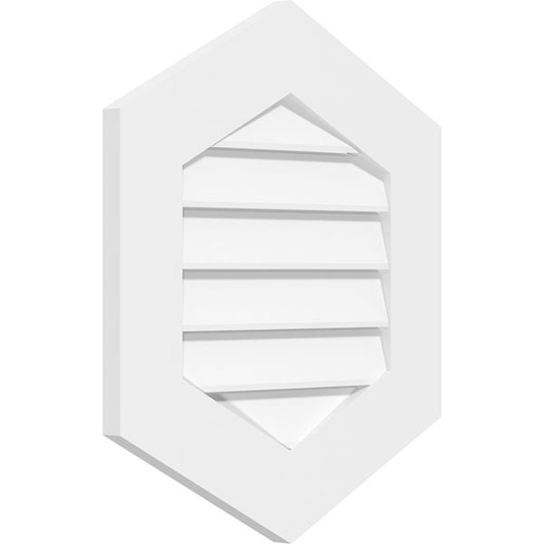 20x22W x 24x22H PVC Gable Vent G74346