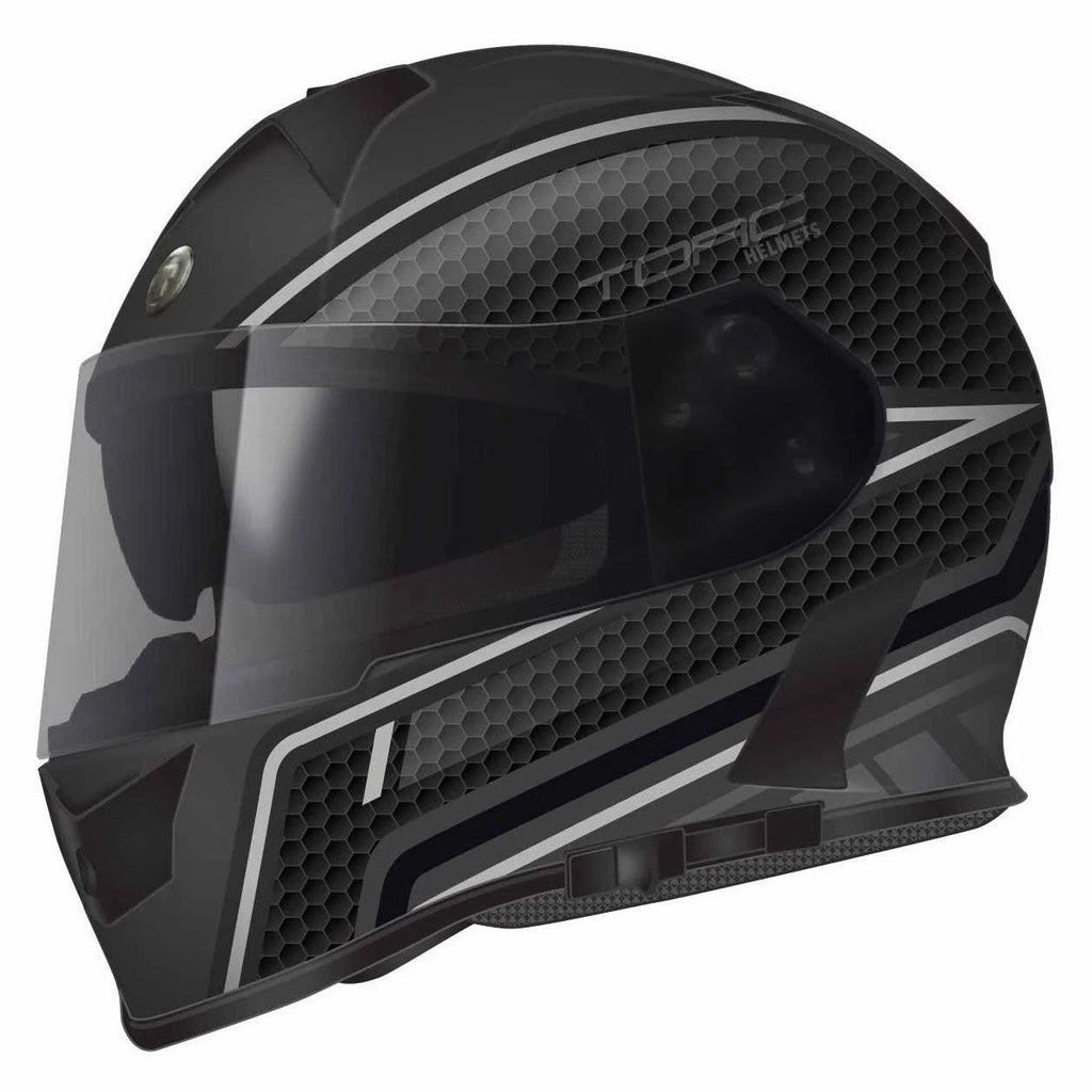 Flat Black Full Face Helmet T687704