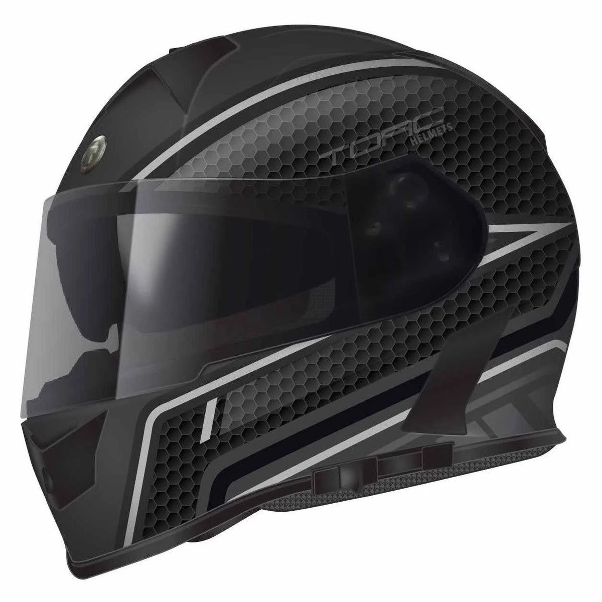 Flat Black Full Face Helmet T687704