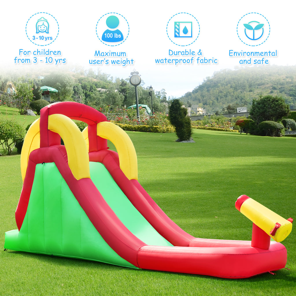 Inflatable Water Slide Bounce House with 550W Blower U5118