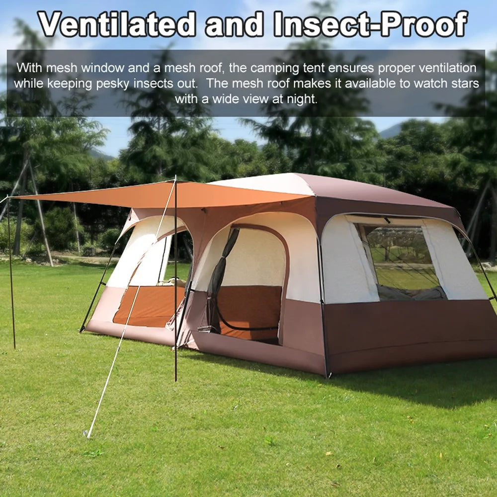 2 Room Family Cabin Tent C1204