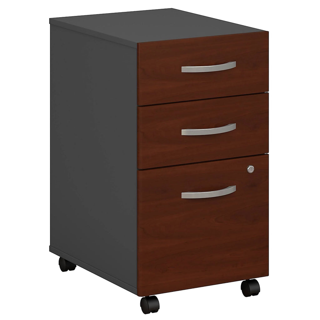 3 Drawer Mobile File Cabinet in Hansen Cherry B6817