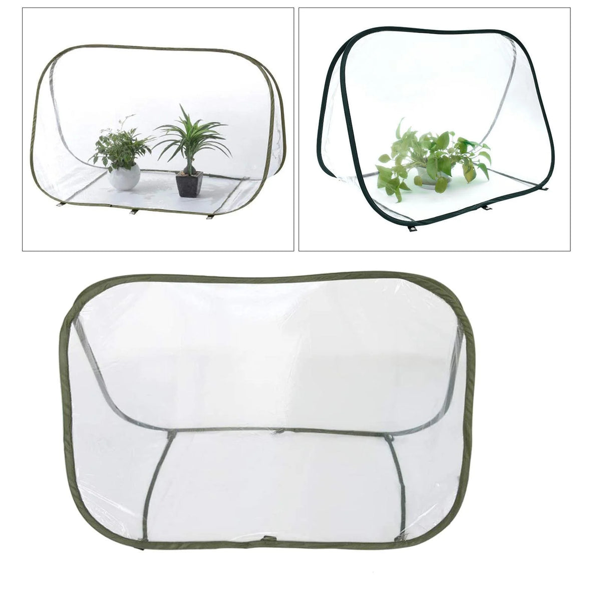 Mini Garden Greenhouse Transparent Waterproof Portable Plant Growing Tent E18230