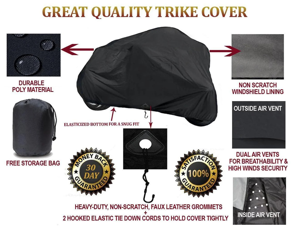 Trike Cover for Can-Am Roadster Spyder RT SM5 3-Wheeler G17626