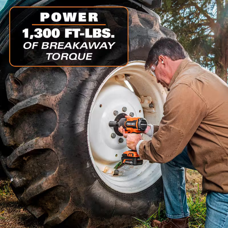 18V Brushless Cordless 1/2 in. High-Torque Impact Wrench X75301