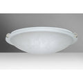 Polished Nickel Two Light Flush Mount S506