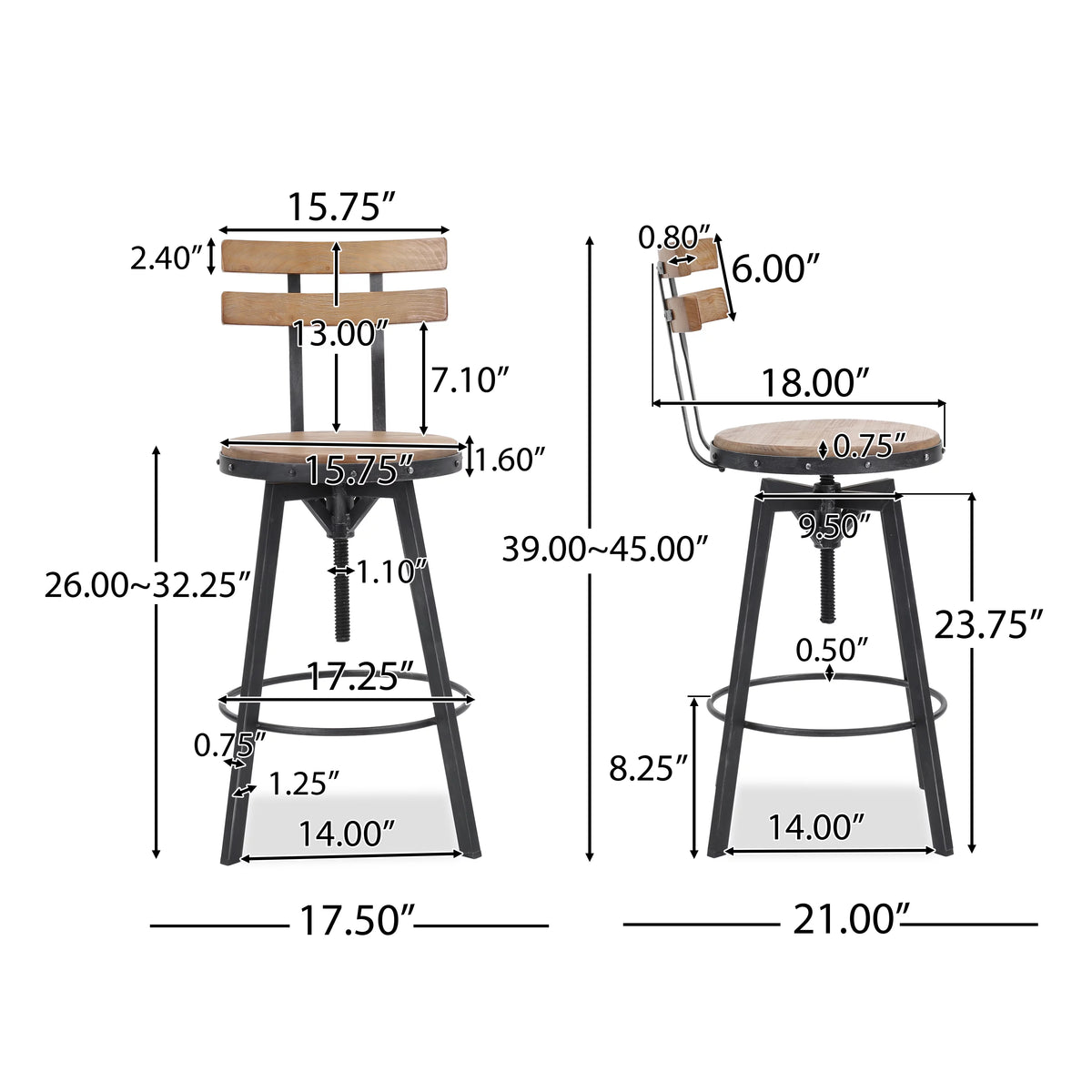 Adjustable Bar Stool T528