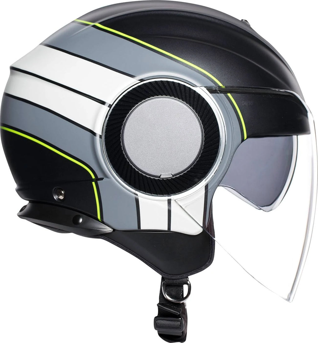 Matt Black / Grey / Yellow Fluo Helmet Size S O549828