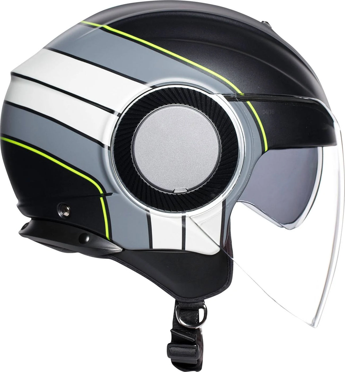 Matt Black / Grey / Yellow Fluo Helmet Size S O549828