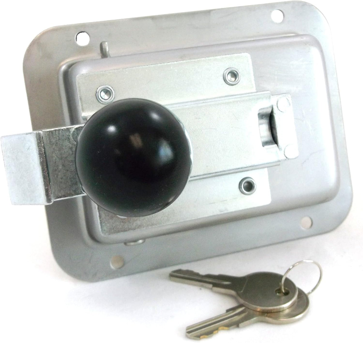 4 Pack Stainless Steel Locking Door Latch with Interior Safety Release K721