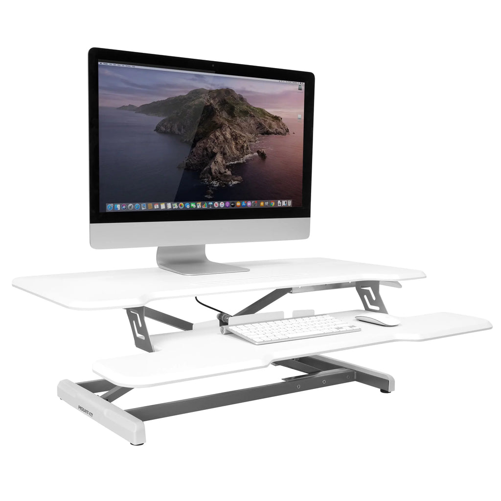 Extra Wide Sit Stand Desk Converter G339472