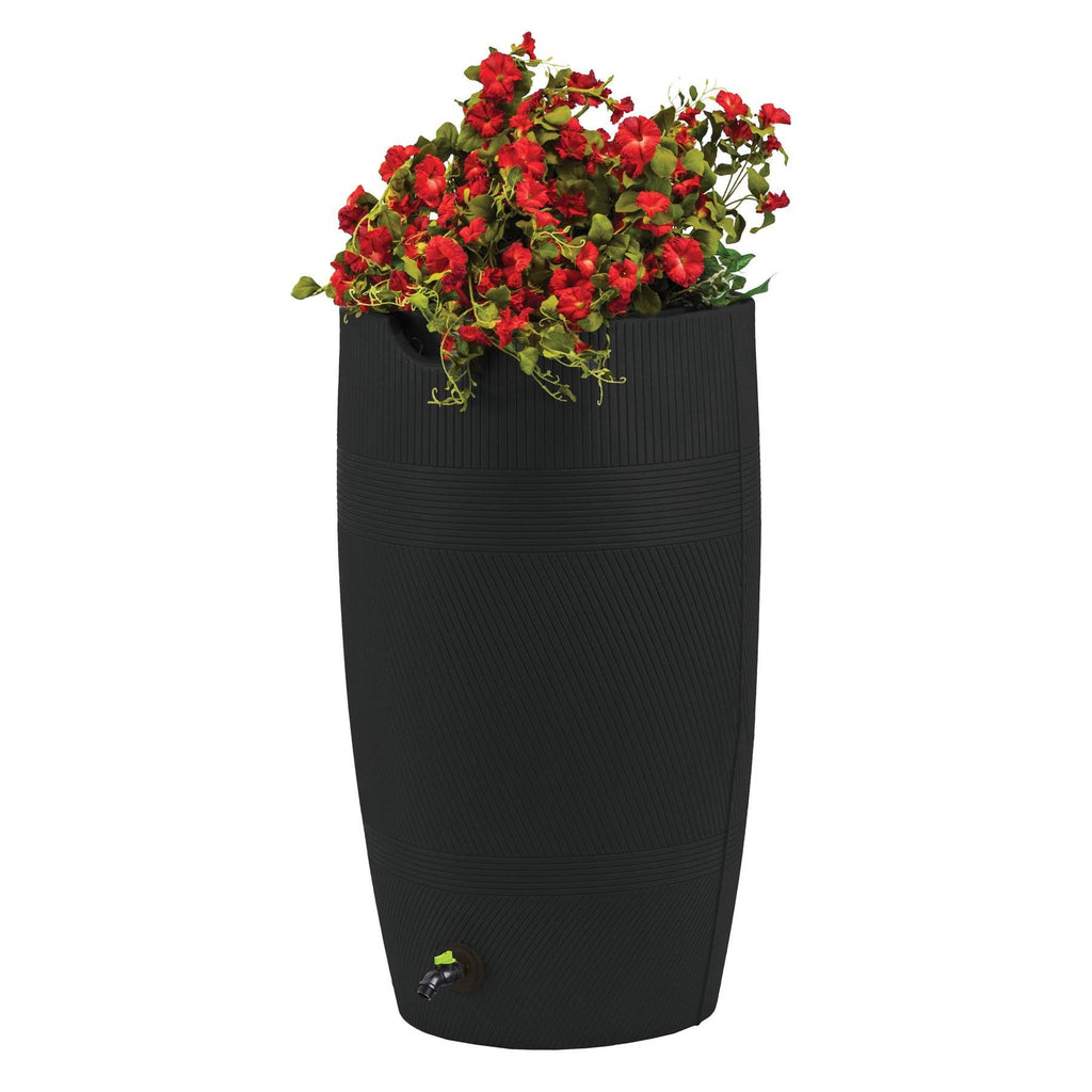 Black 50 gal. Rain Saver Recycled Material A96760