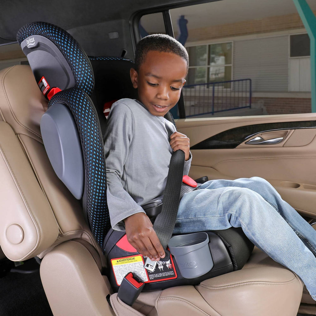 Cool Flow Grey Belt-Positioning Booster Car Seat M955