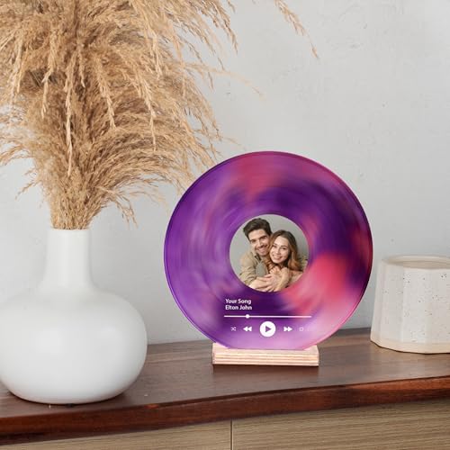 Decorative Vinyl Record with Custom Photo D537317
