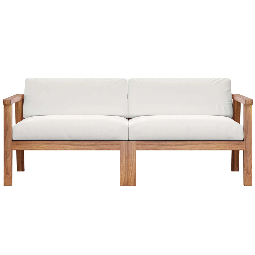 Teak Wood 2-Seater Loveseat J41853